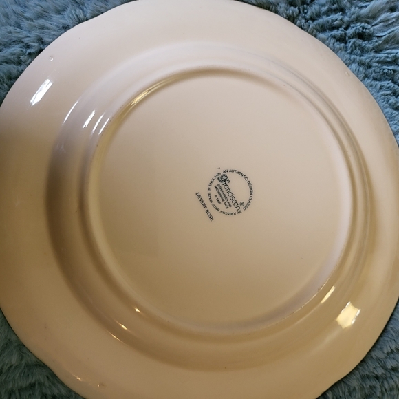 1995 Franciscan "Desert Rose" 11" Floral Dinner Plate - Picture 2 of 3